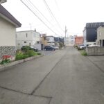 北側から現地方向